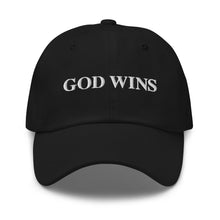 Load image into Gallery viewer, God Wins Dad Hat
