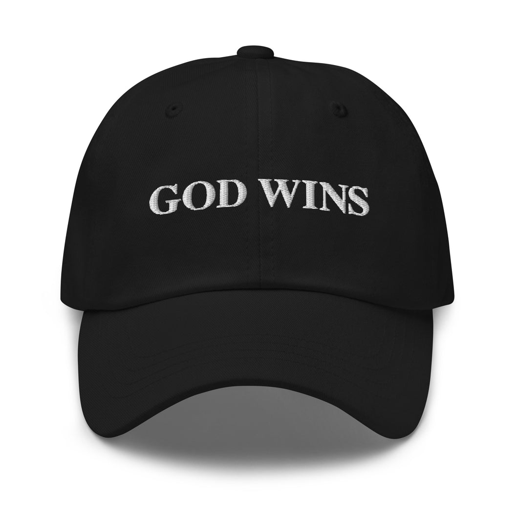 God Wins Dad Hat