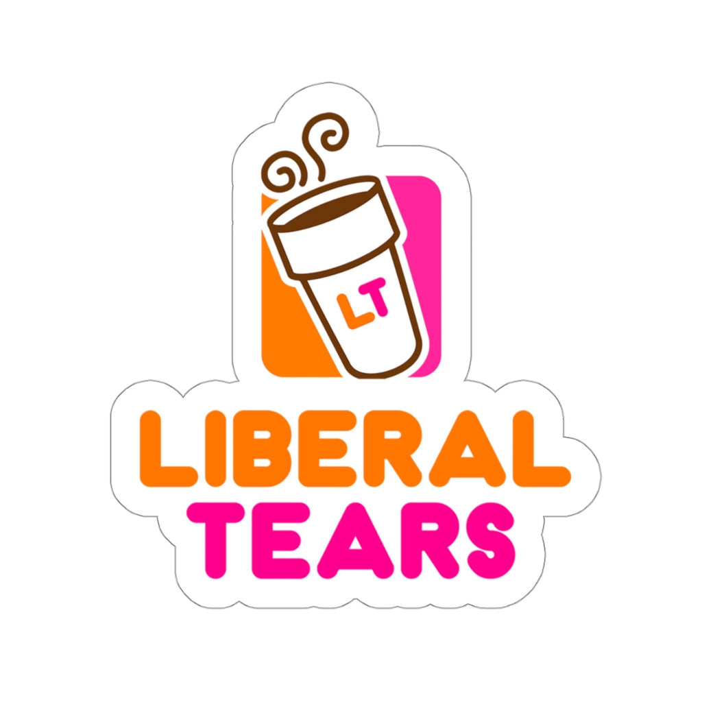 Liberal Tears Dunkin Spoof Sticker