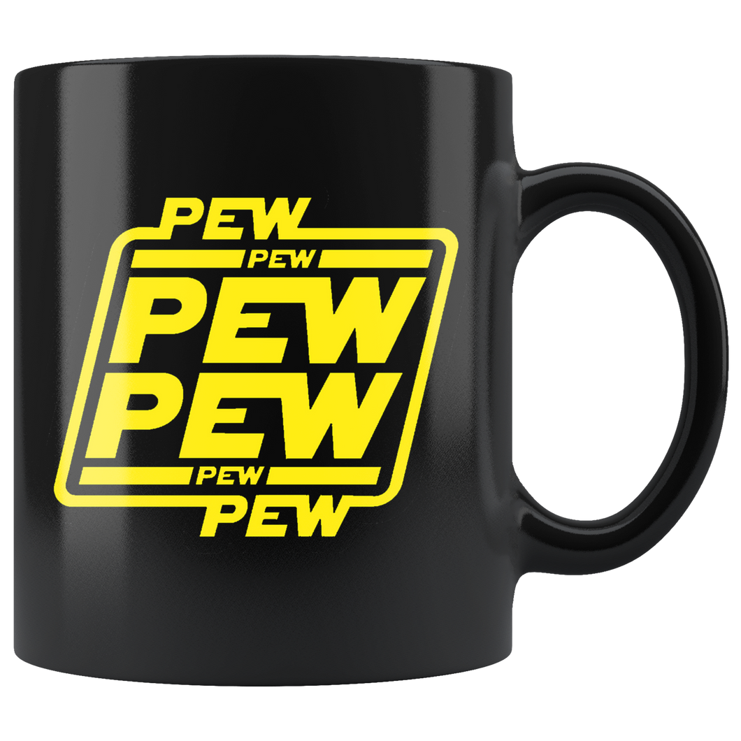 Pew Pew Star Wars Mug